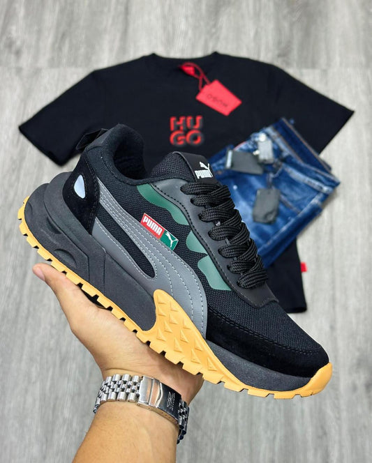 Gray helmet for bikers